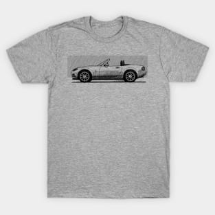 Drawing of the Japanese roadster T-Shirt